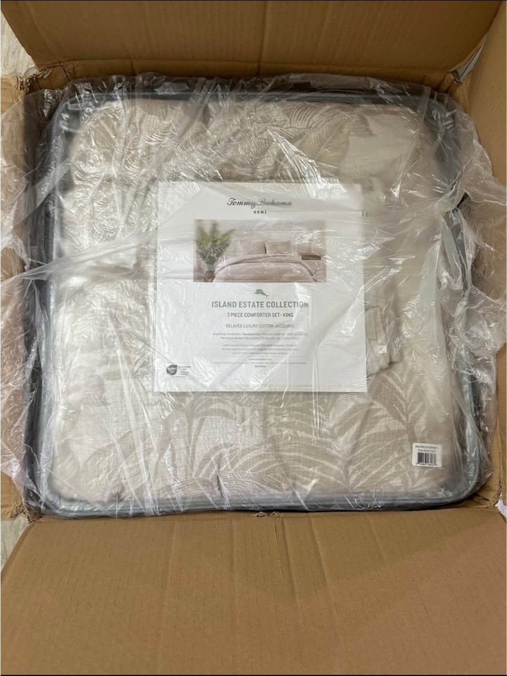 Tommy Bahama - King Comforter Set, 100% Soft Cotton Bedding - Picture 9 of 13